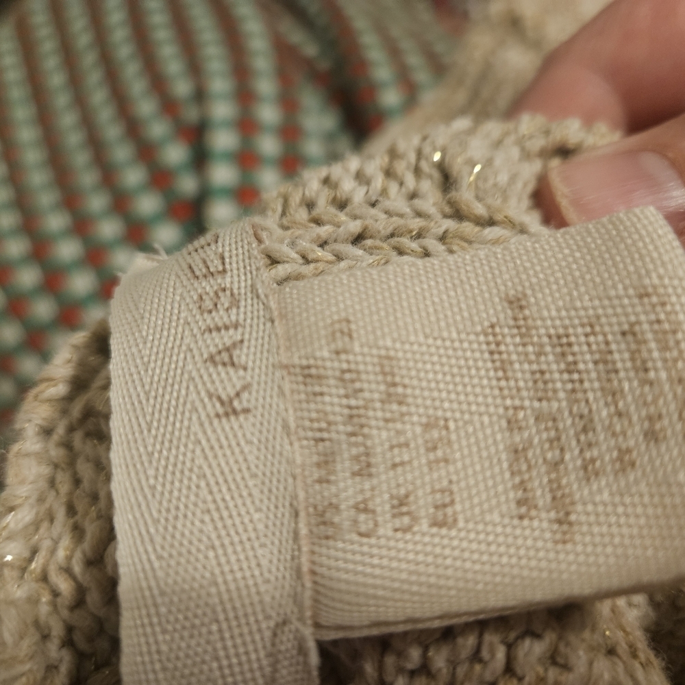 Kaisley Beige Knit Cardigan with Button Accents - Picture 2 of 6